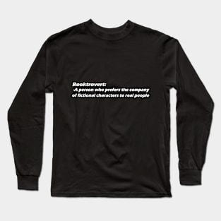 Booktrovert - tshirt Long Sleeve T-Shirt